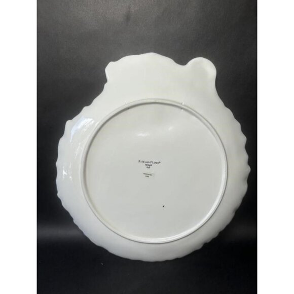 Fitz and Floyd Christmas Canapé Plate - Kringle - Picture 3 of 4